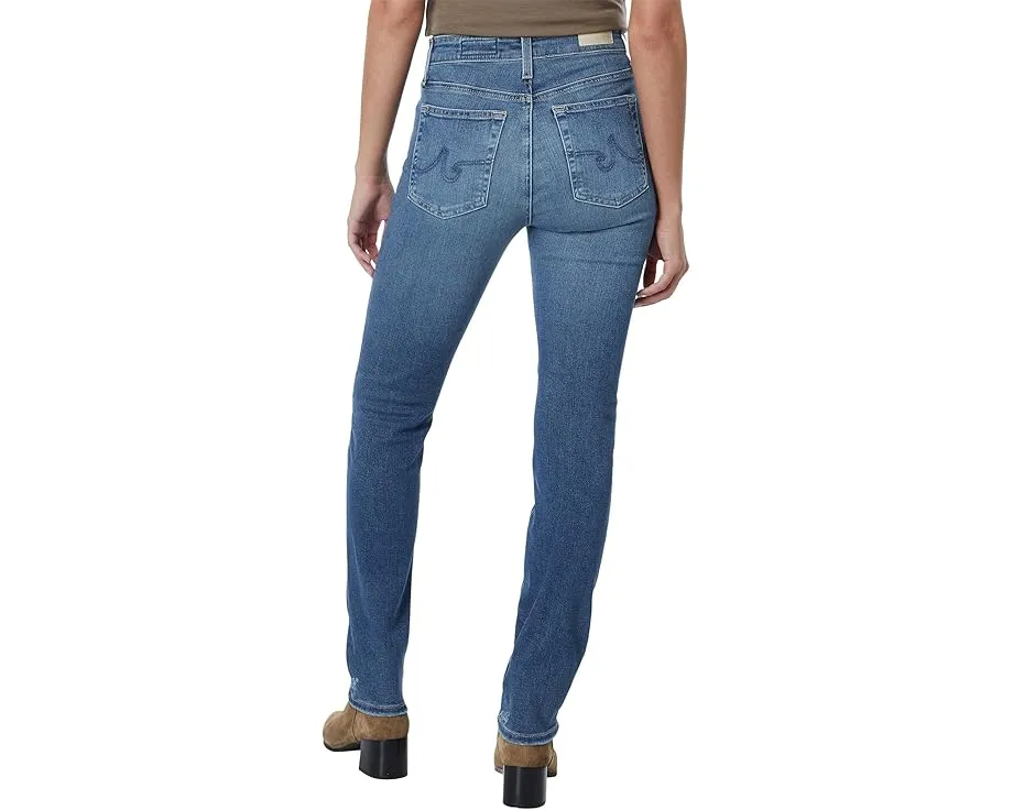 AG Jeans Джинсы Mari с высокой посадкой и прямыми штанинами