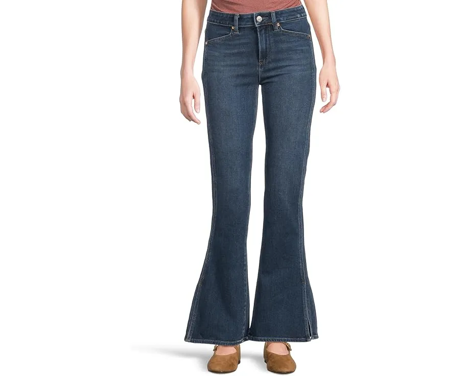 Джинсы Paige Hr Laurel Canyon 32" W Fwd Pnl In Desolate с клешем