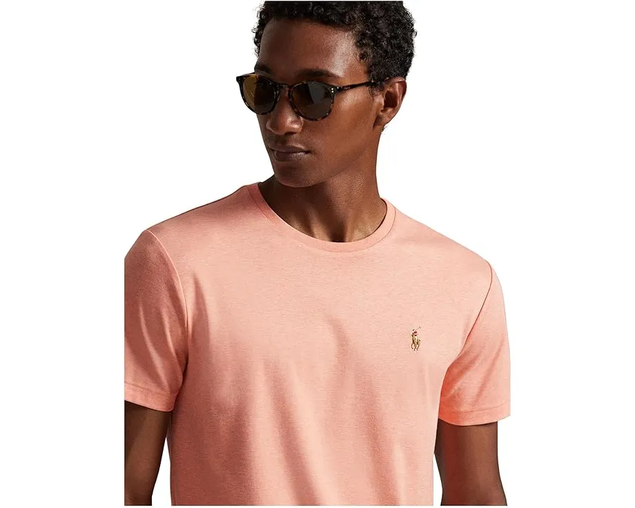 Футболка Polo Ralph Lauren Custom Slim Fit из мягкого хлопка с вышитым логотипом