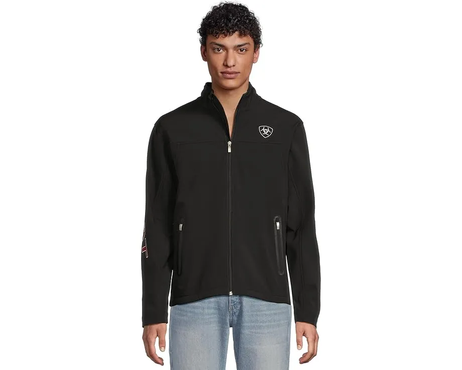 Ariat куртка New Team Softshell Mexico с флисовой подкладкой