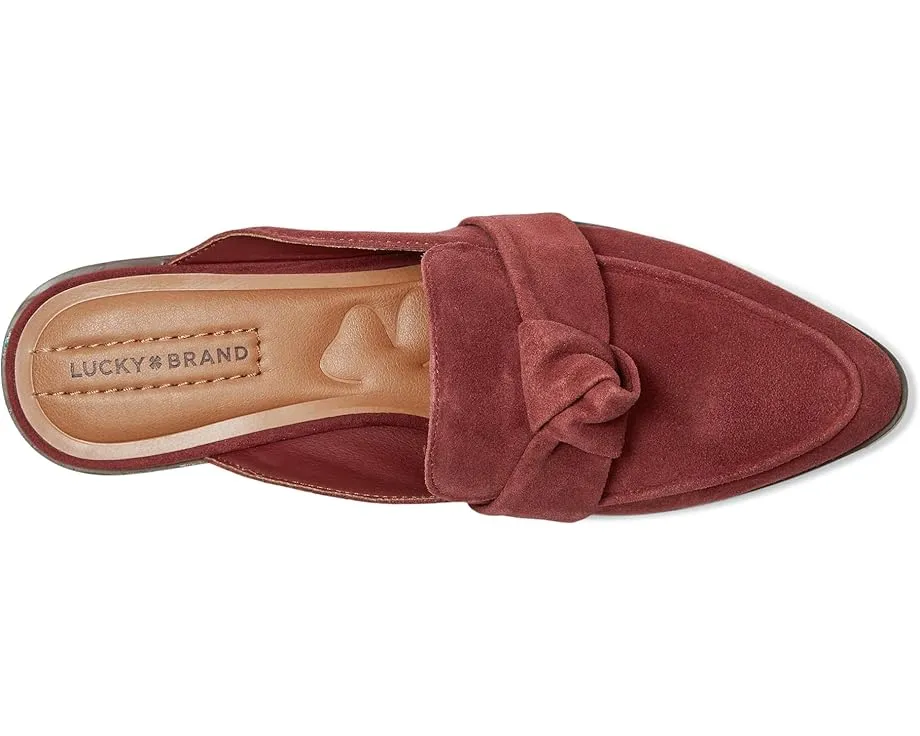 Мюли Lucky Brand Adenia из замши с узлом и резиновой подошвой