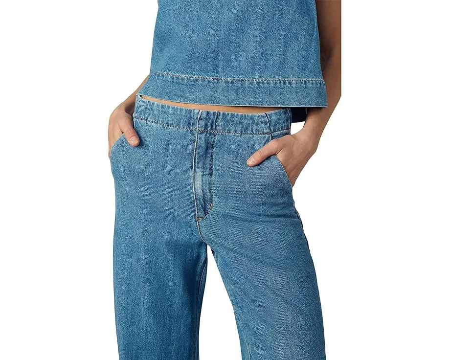 Joe's Jeans Брюки The Clean Denim с высокой посадкой и широкими штанинами