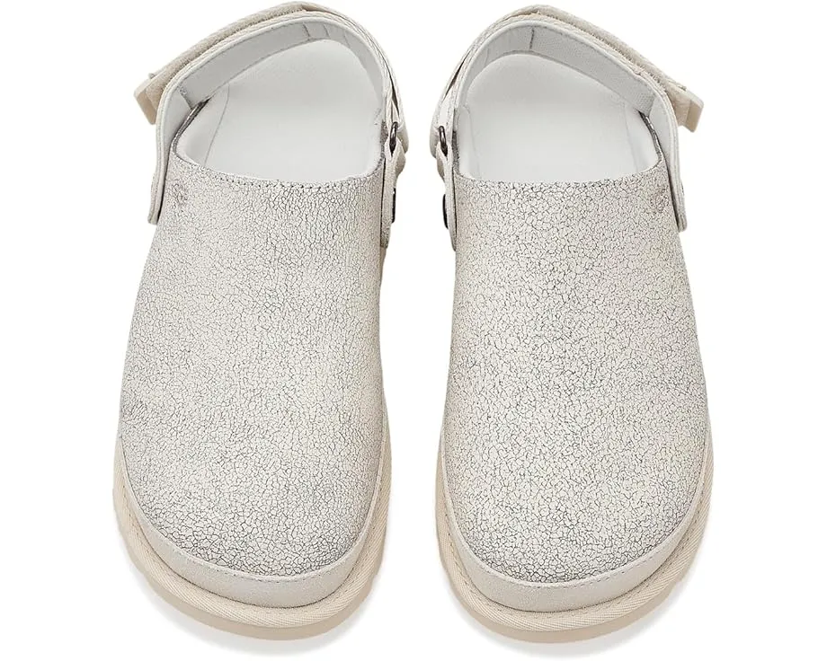 Клоги UGG Goldenstar Crackle с эффектом кракелюра и поворотной лямкой