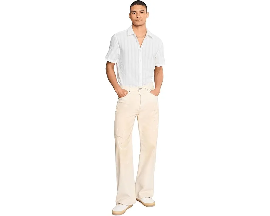 Рубашка Carson с коротким рукавом John Varvatos White