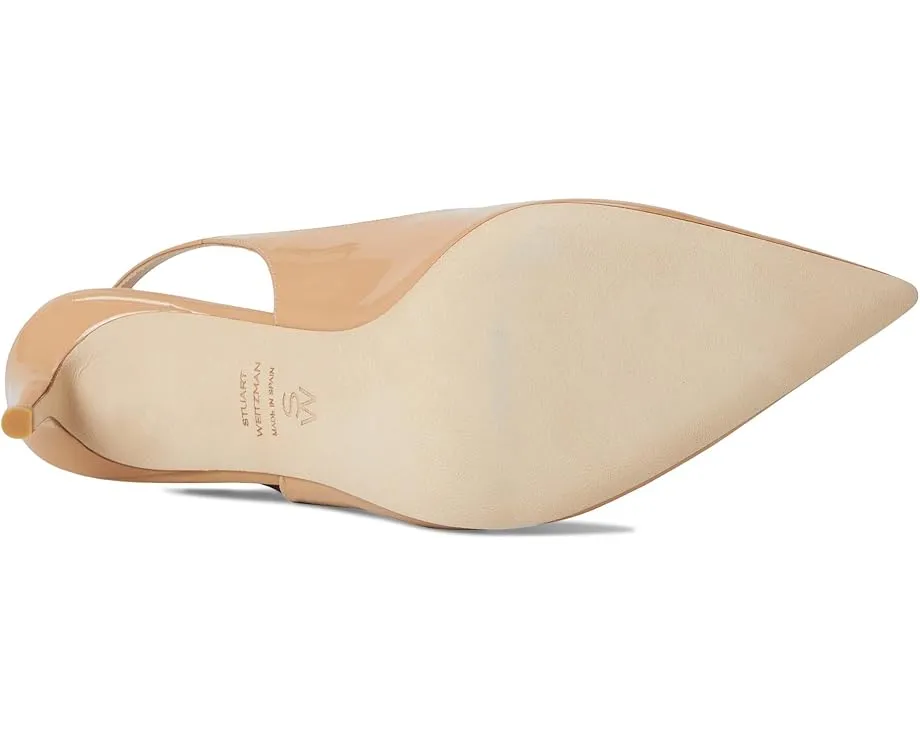 Туфли Stuart Weitzman Stuart Power Slingback 75 на шпильке с острым носком