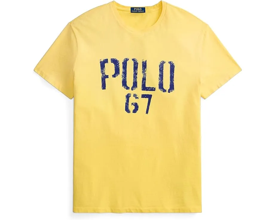 Хлопковая футболка Polo Ralph Lauren с принтом свободного кроя