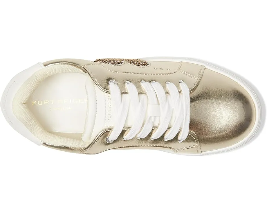 Кроссовки Kurt Geiger London Kids Mini Luckson Heart с сердечком на платформе