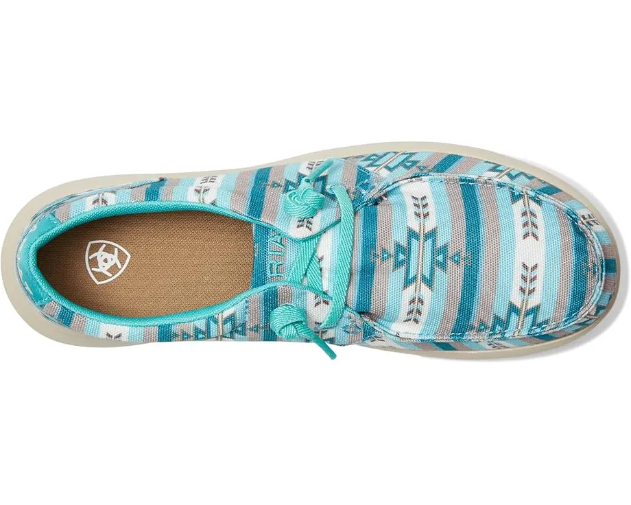 Кроссовки Ariat Hilo в стиле лоферов с эластичными шнурками и контрастной подошвой