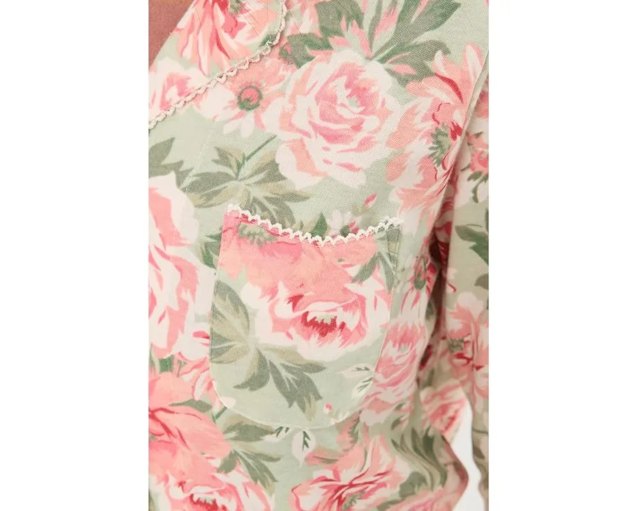 Пижамный комплект Vintage Dreams с цветочным принтом и отделкой пико Karen Neuburger