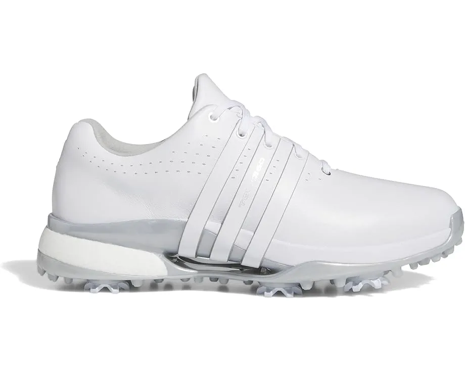 Кроссовки для гольфа Adidas Tour360 24 с кожаным верхом и промежуточной подошвой JETBOOST