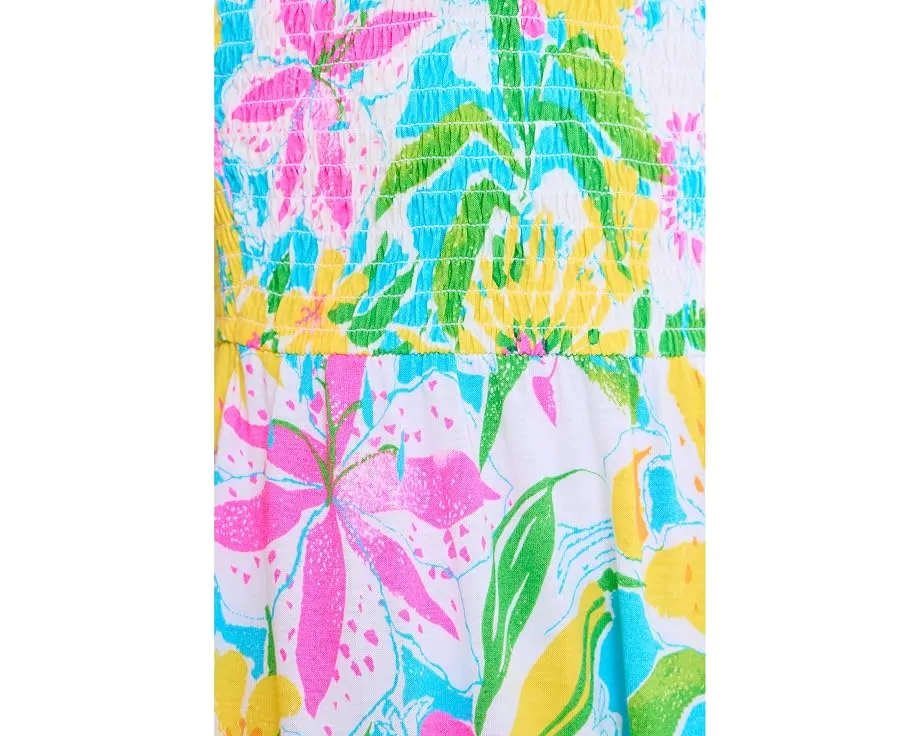 Платье Finnley Midi длины с цветами Lilly Pulitzer