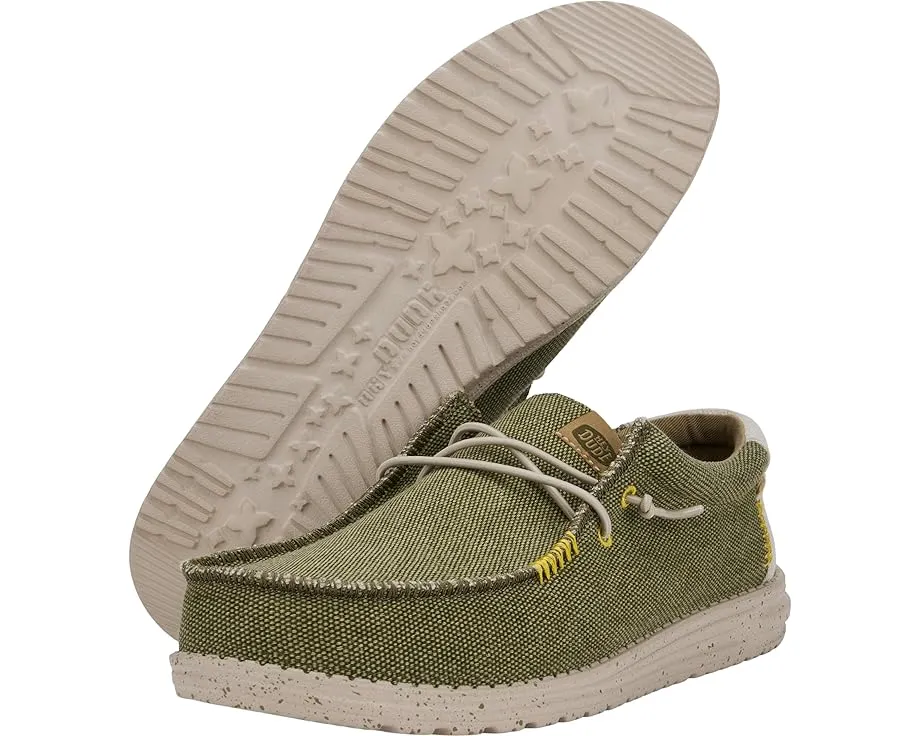 Кроссовки Hey Dude Wally Coastline Jute с плетеным верхом