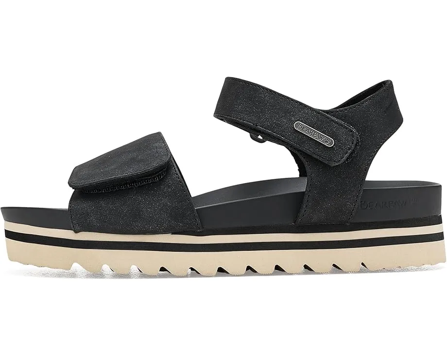 Бренд Bearpaw сандалии Bobbi на платформе с застежкой на липучке