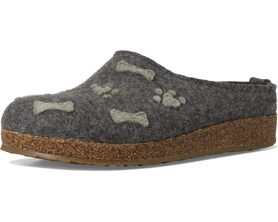 Клоги Haflinger Buckle из шерсти с пробковой стелькой и пряжкой