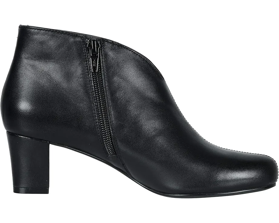 Ботильоны Fame из текстурированной замши с молнией и массивным каблуком David Tate