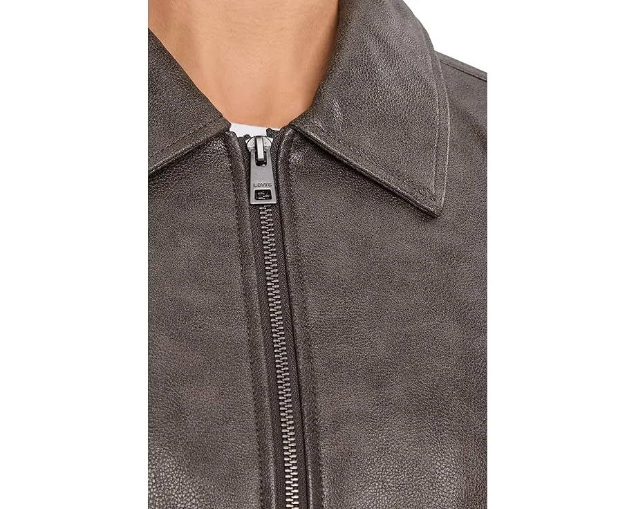 Куртка бомбер Levi's из искусственной кожи с отложным воротником