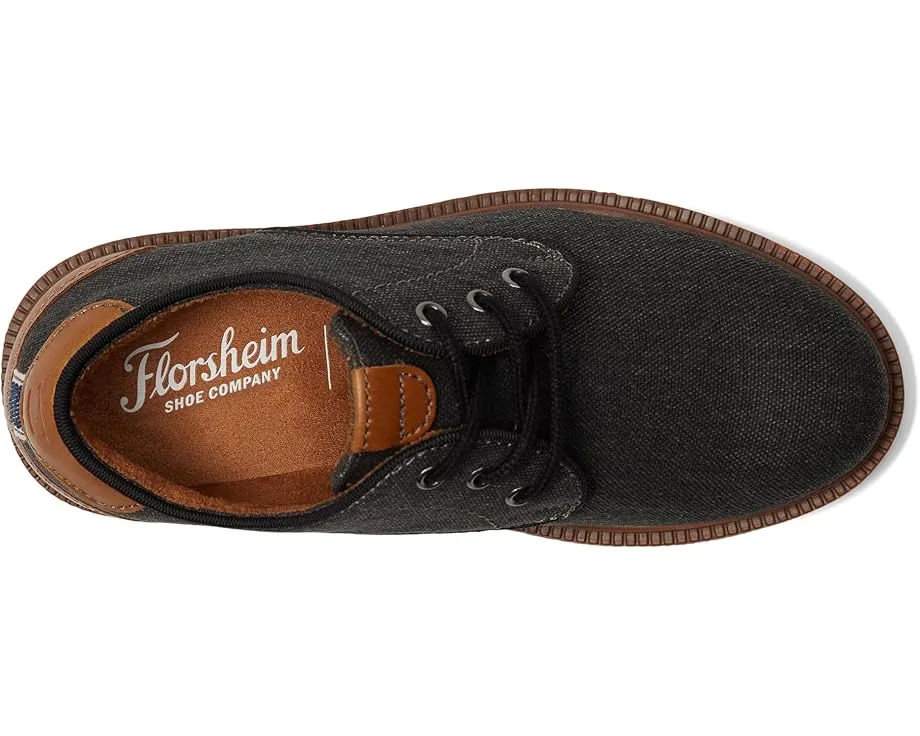 Детские оксфорды Florsheim Highland Canvas с круглым носком и резиновой подошвой