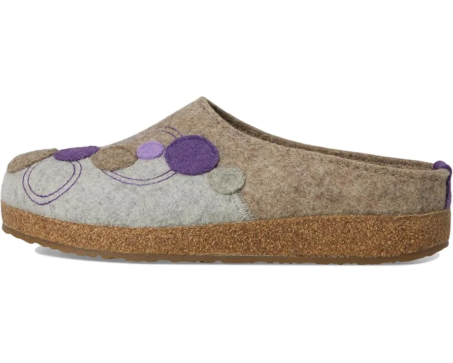 Кожаные клоги Haflinger Hawk с пробковой стелькой и ремешком