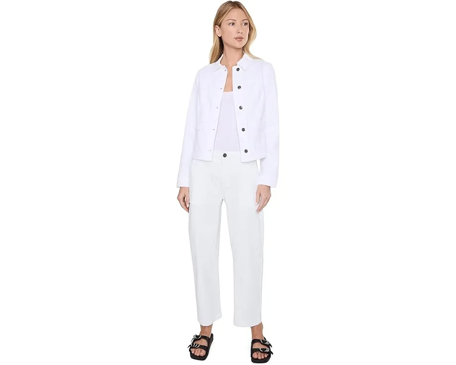 Джинсы KUT from the Kloth Ashton Wide Leg Barrel в оттенке Optic White