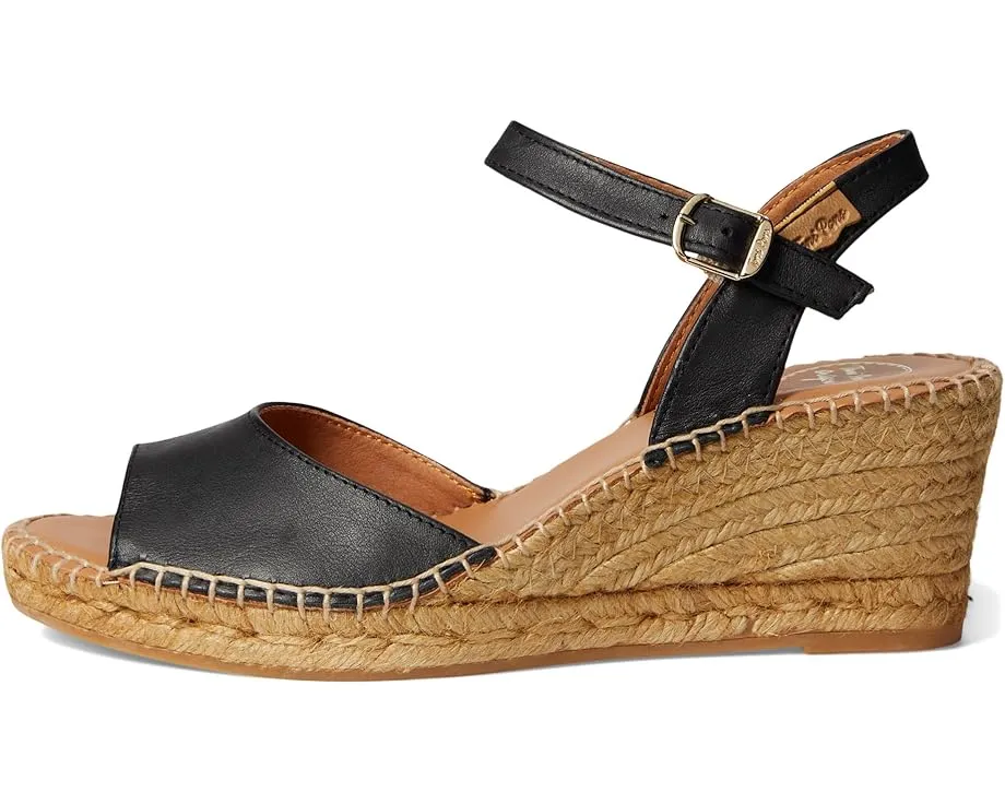 Toni Pons Sia-P босоножки на танкетке с кожаным верхом и пряжкой