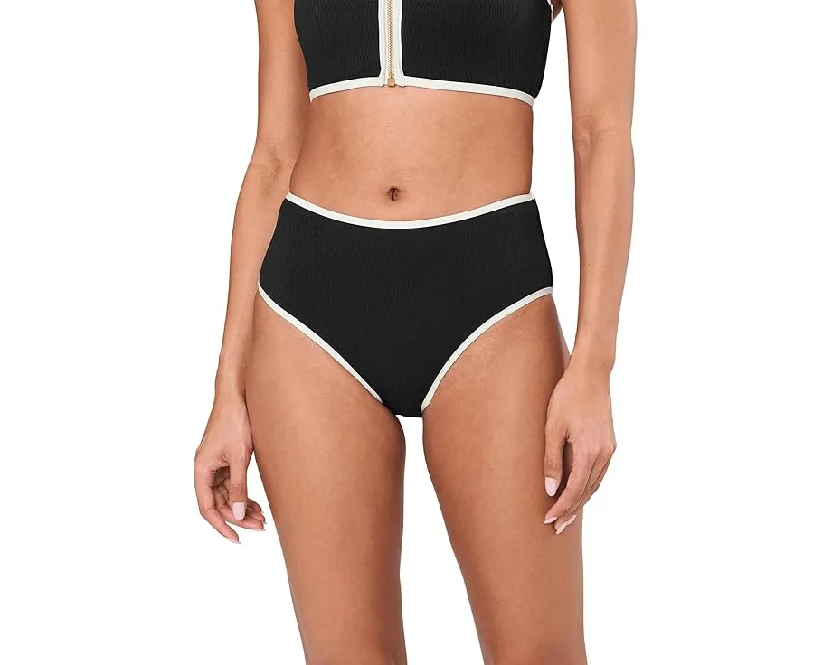 Шорты пляжные с высокой талией Beach Bound от Seafolly с контрастной окантовкой