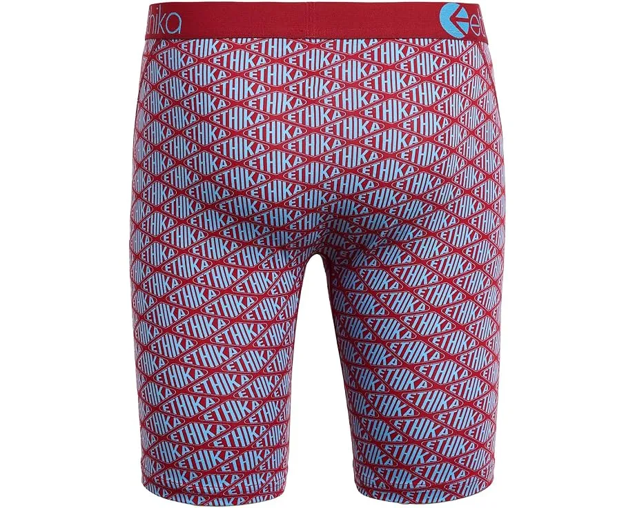 ethika трусы Diamond Crest с принтом Red Blue