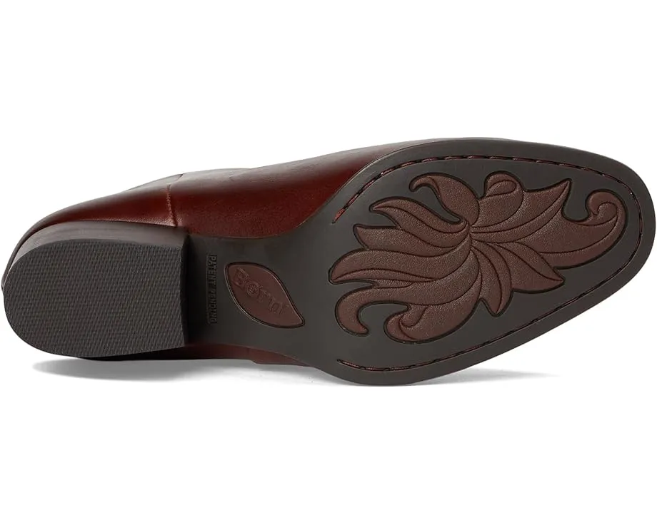 Ботильоны Born Kalie из итальянской кожи с перекрестным дизайном и квадратным каблуком