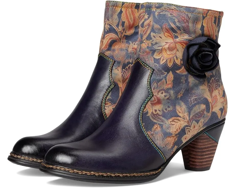 Ботильоны L'Artiste by Spring Step Naima с кожаным верхом и вырезом в виде розы