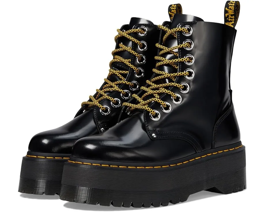 Ботинки Dr. Martens Jadon Max на высокой платформе с молнией