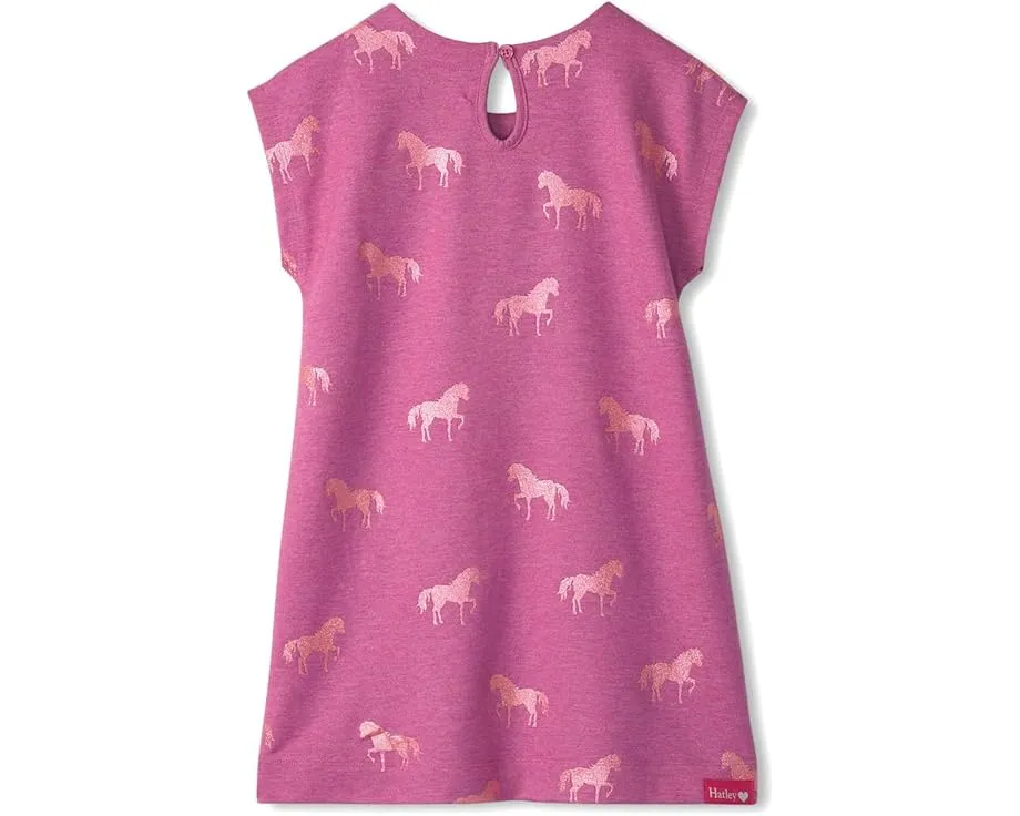 Платье Hatley Kids Terry Slouchy из махровой ткани с принтом