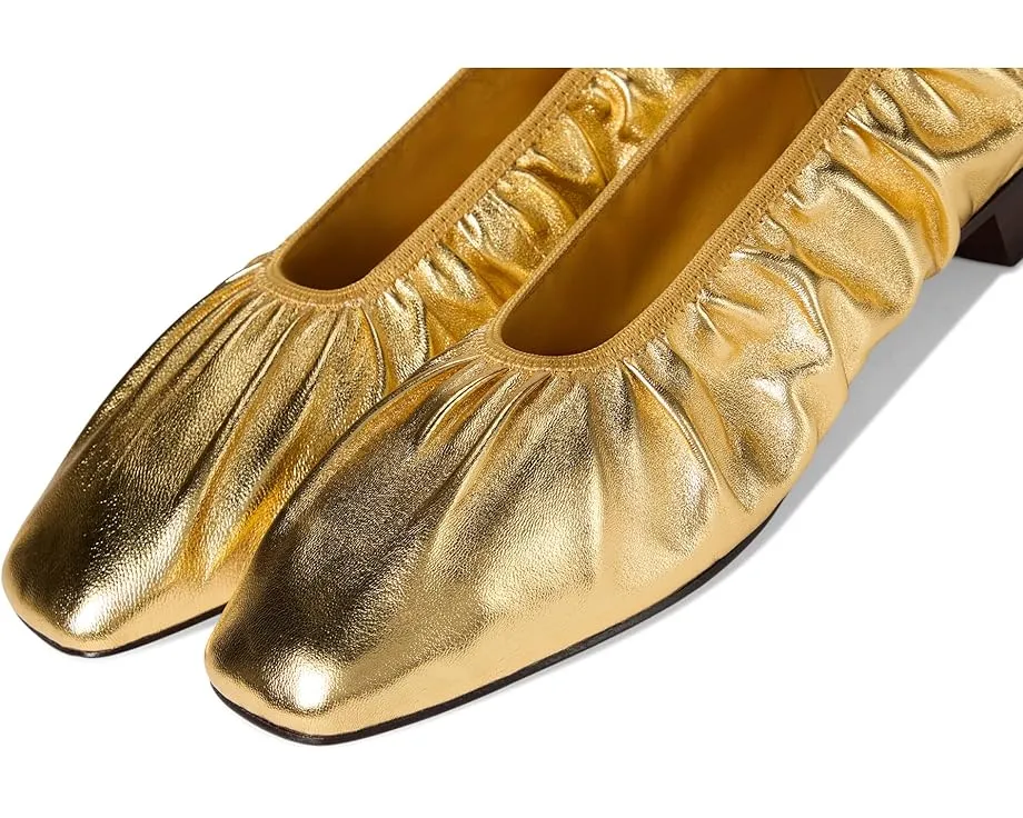 Балетки Loeffler Randall Tove с квадратным носком и металлическим отливом