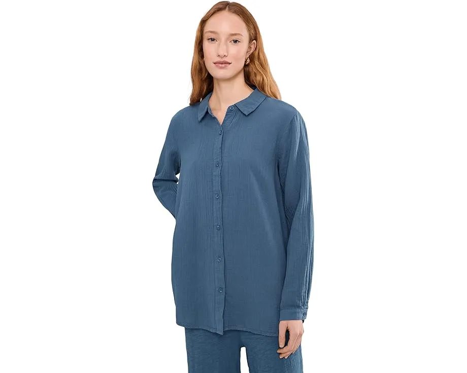 Туника Long Sleeve Button Up с воротником от Mod-o-doc