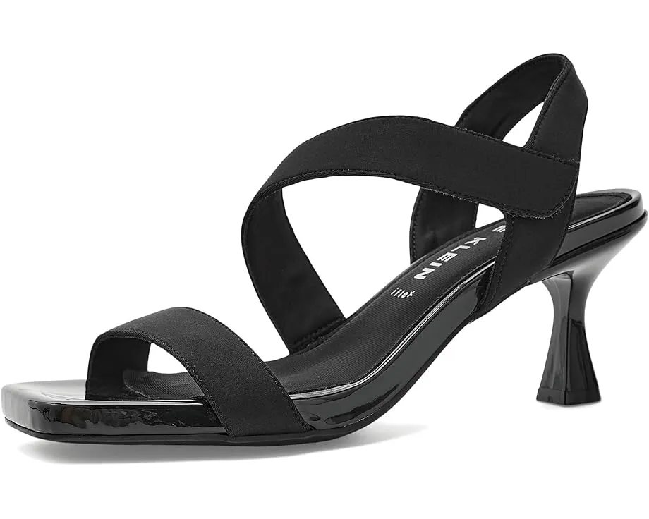 Босоножки Anne Klein Justin из стрейч-материала на каблуке-рюмочке