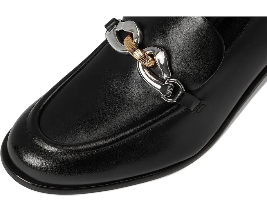 Лоферы Tory Burch Jessa на каблуке 55 мм с пряжкой и круглым носком