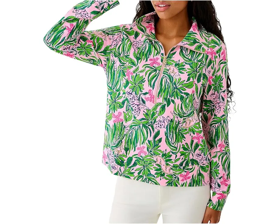 Lilly Pulitzer толстовка Eleni с защитой UPF 50+ и молнией
