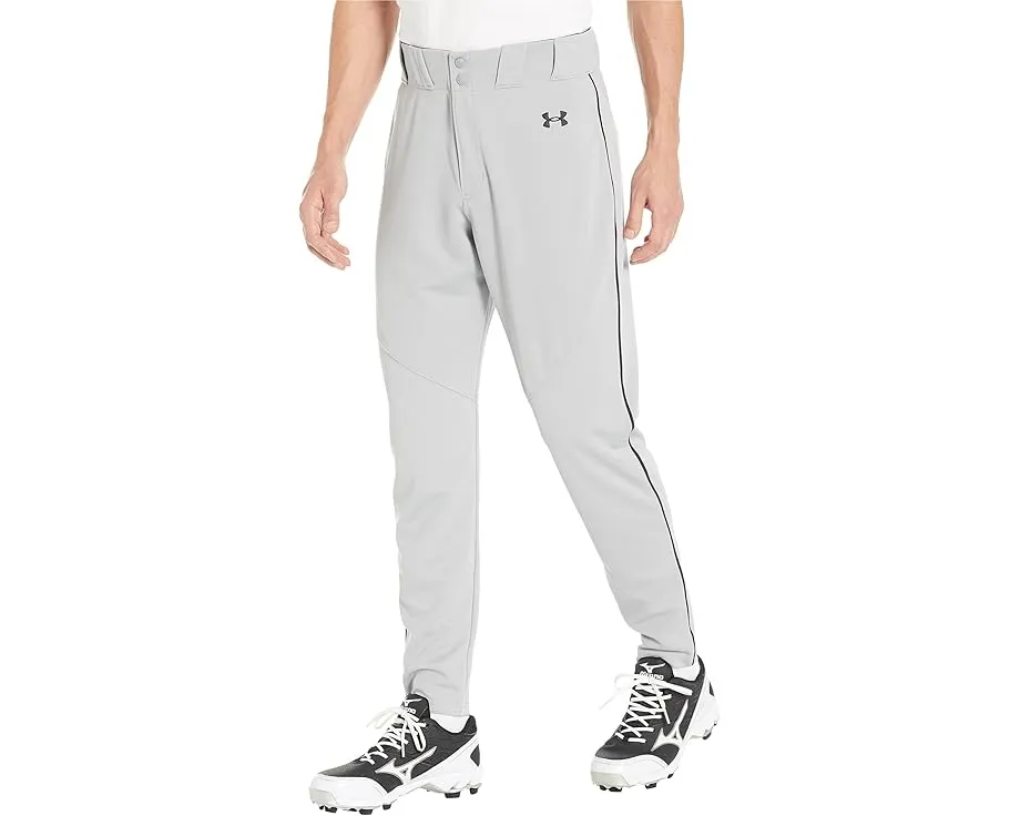 Бейсбольные брюки Under Armour '22 Piped с контрастной окантовкой и двойным слоем на коленях