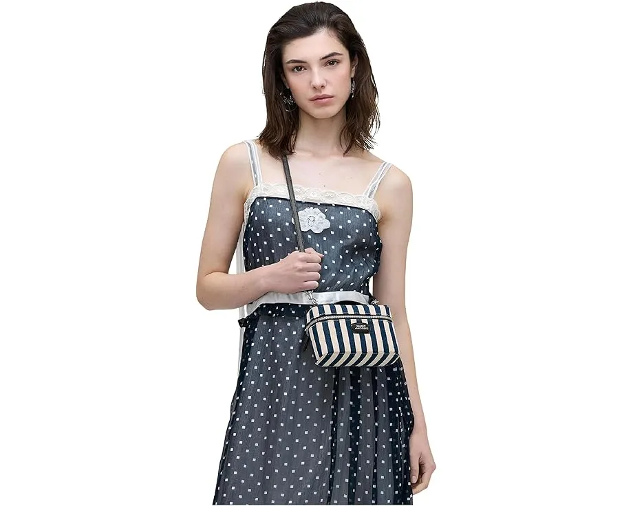 Сумка для косметики Marc Jacobs из полосатого холста The Stripe Canvas Everyday Vanity