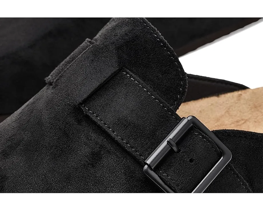 Steve Madden мужские клоги из замши с регулируемой пряжкой