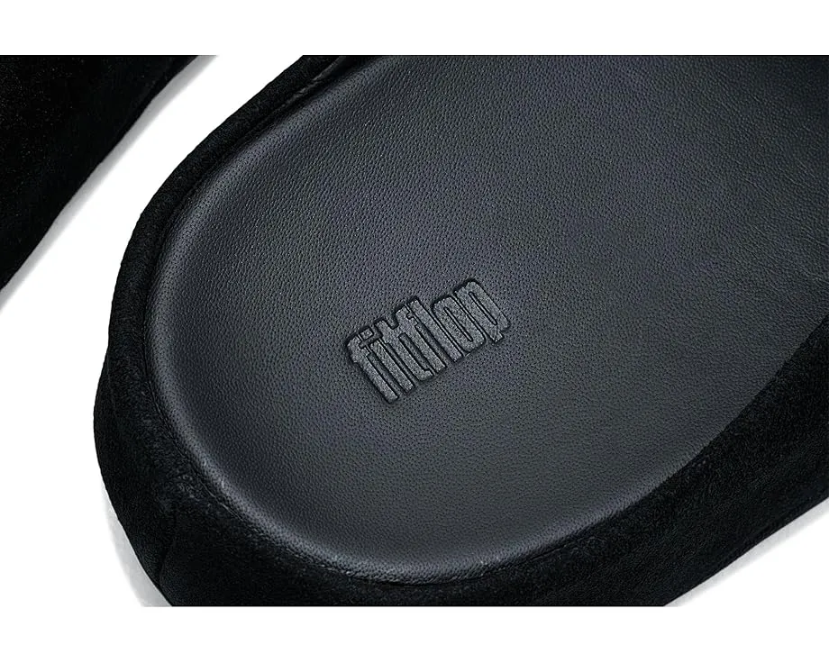 FitFlop Shuv клоги из замши с клиновидным каблуком и анатомической стелькой