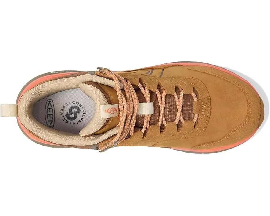 Водонепроницаемые кожаные треккинговые ботинки KEEN Leiki с мембраной KEEN.DRY