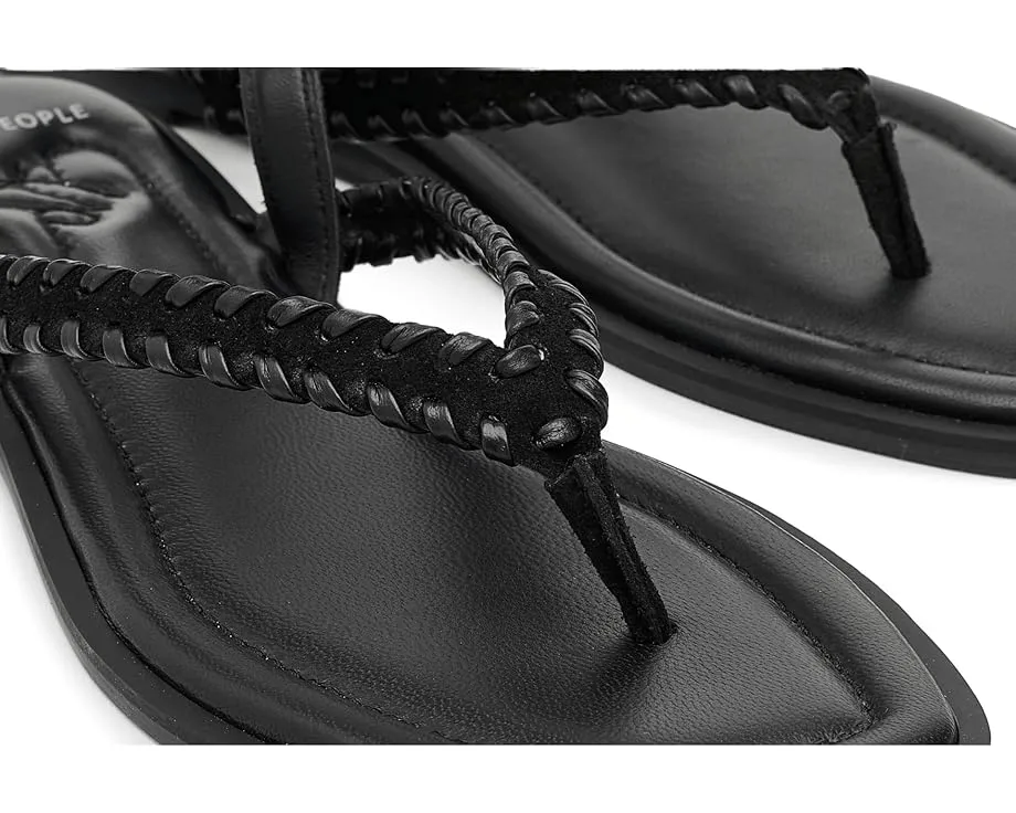 Сандалии Free People Waverly Whipstitch с ручной строчкой и открытым носком