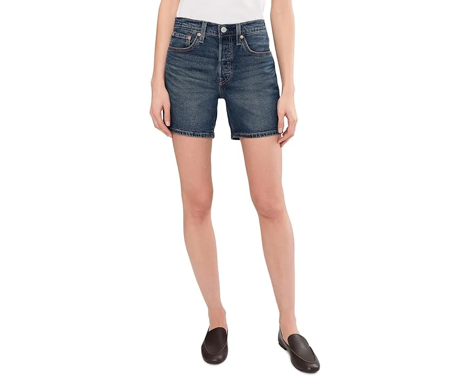 Шорты Levi's® Premium 501 Mid Thigh Light-Weight с высокой посадкой и пятью карманами