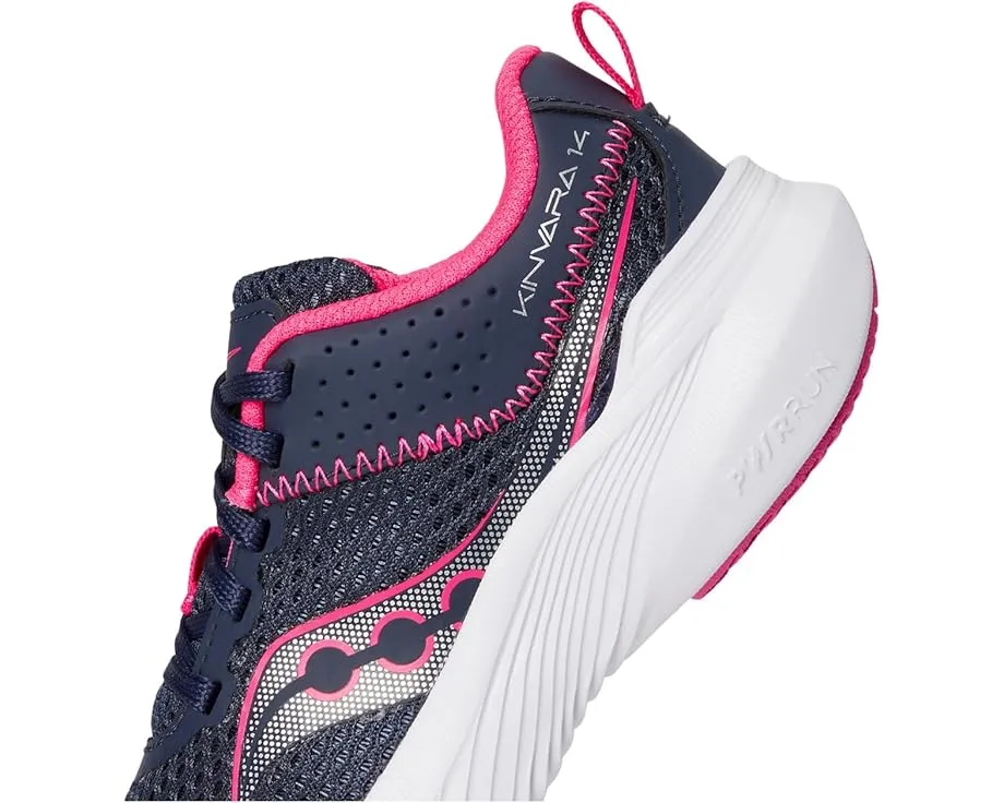 Детские кроссовки Saucony Kinvara 14 LTT с сетчатым верхом и амортизацией PWRRUN