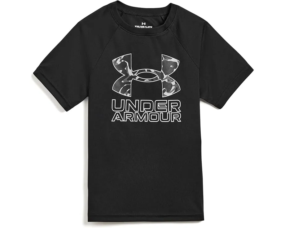 Футболка Under Armour Kids Tech Hybrid Print Short Sleeve T-Shirt для мальчиков