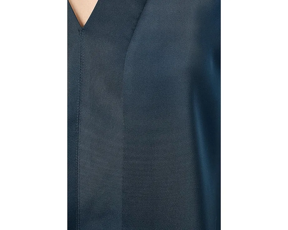 Топ Liverpool Los Angeles без рукавов с V-образным вырезом из комбинированного трикотажа