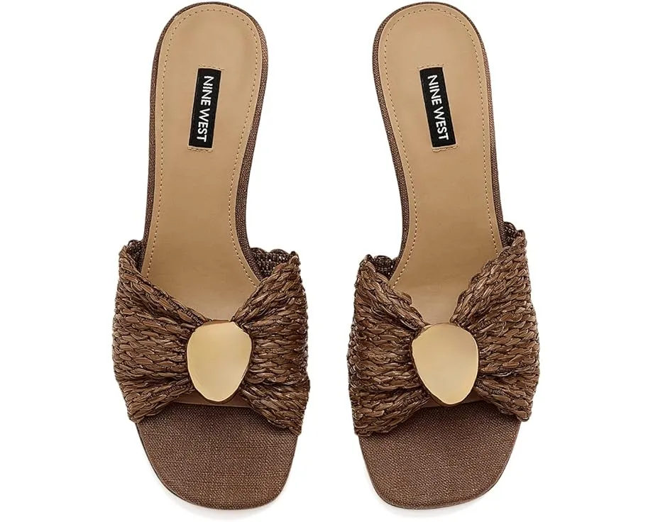 Босоножки Nine West Nessla с танкеткой и плетеным верхом