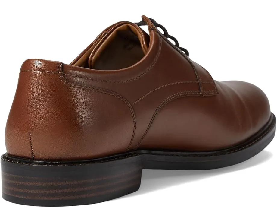 Туфли Johnston & Murphy Mason Plain Toe из натуральной кожи с круглым носком