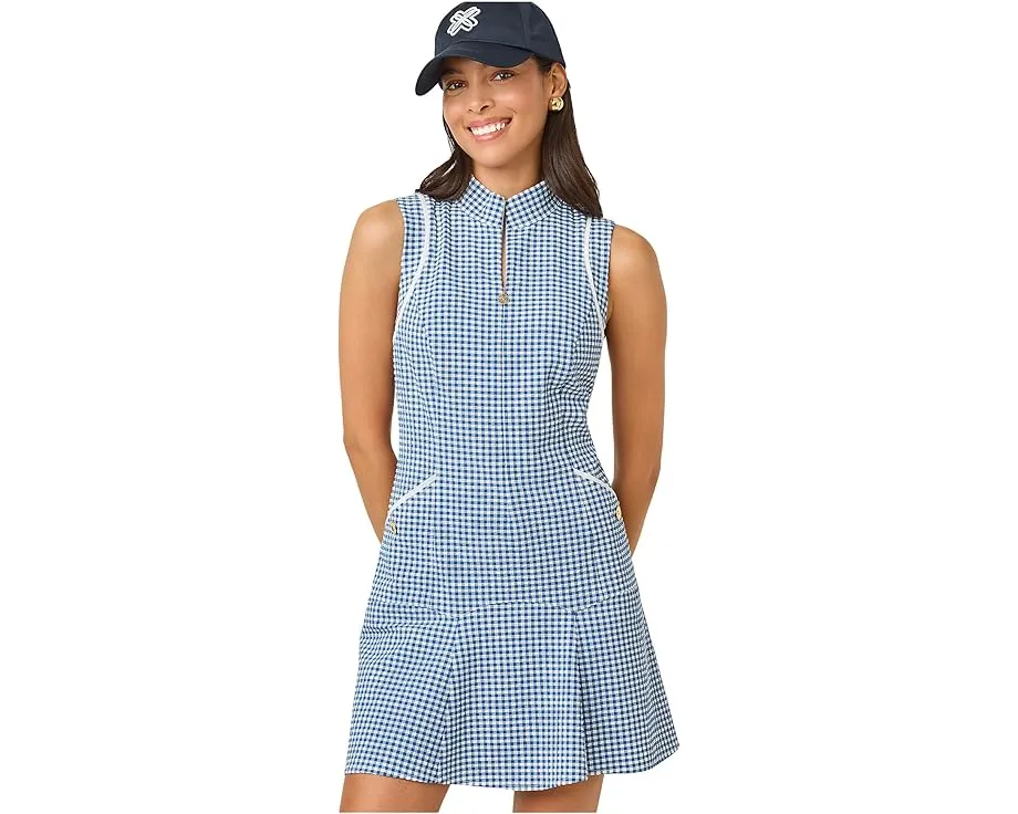 Платье Kathy Flounce с защитой UPF 50 и клеткой от Lilly Pulitzer