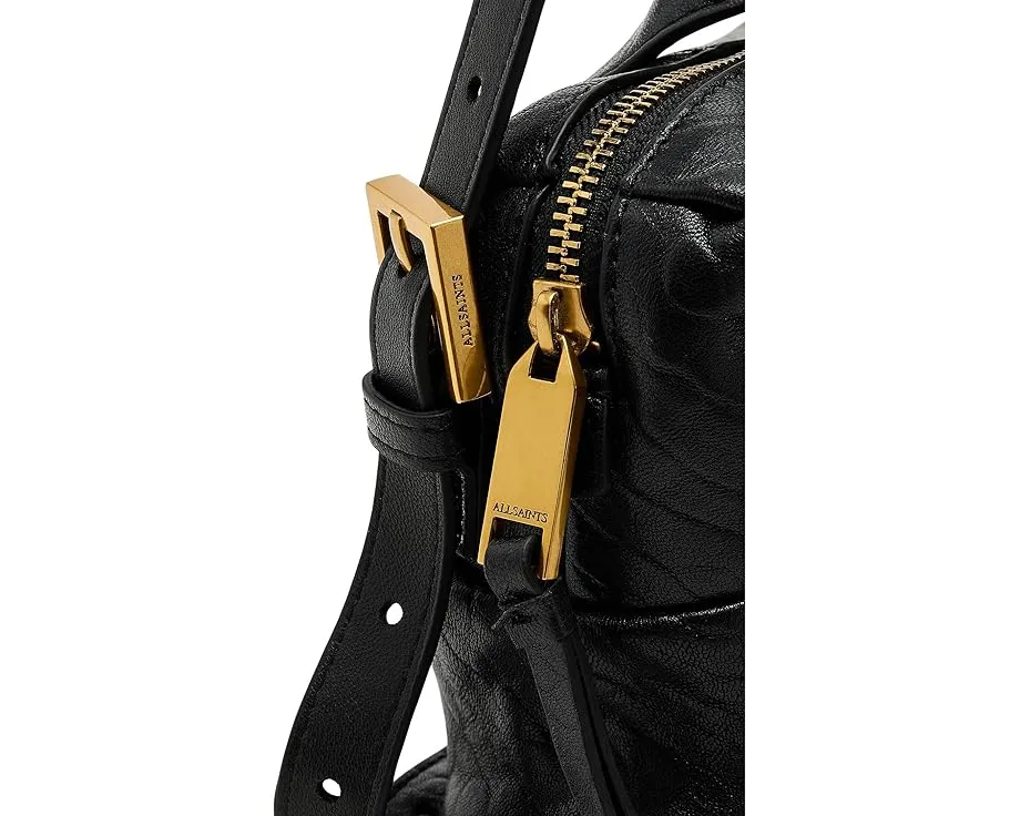 Компактная сумка-кроссбоди AllSaints Ares G из кожи с двумя карманами