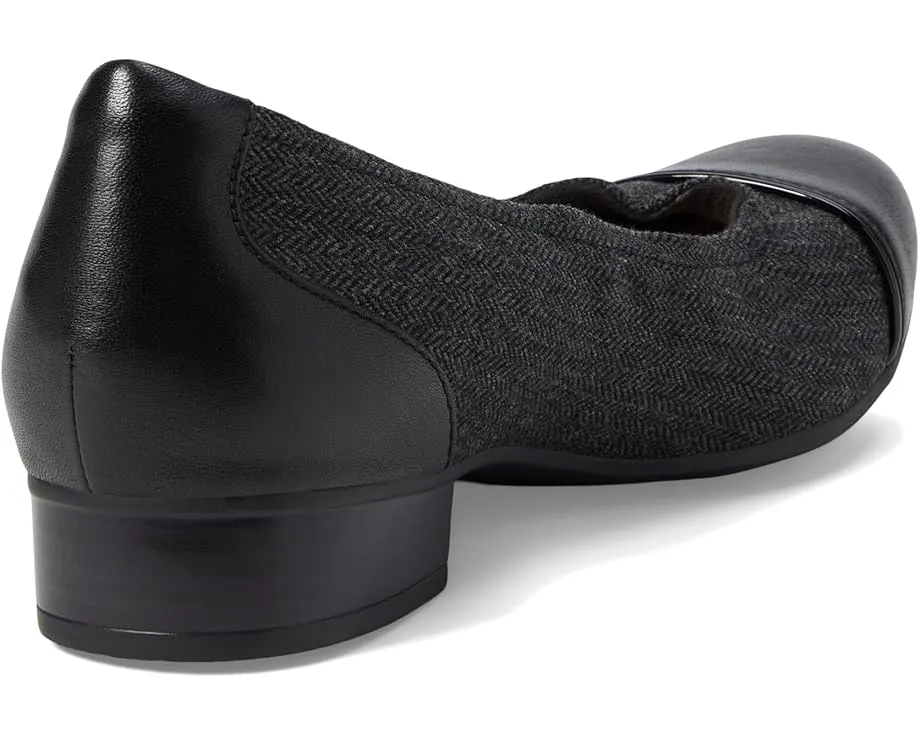 Туфли Clarks Juliet Step на удобном каблуке с квадратным носком